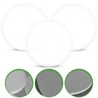  3 Pcs Transparent Acrylic Sheet Cards Clear Circle Blanks Round Discs