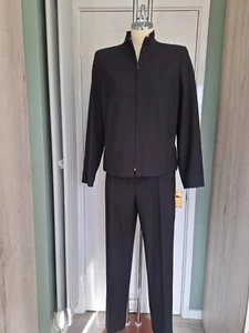 Brandtex ladies Black trouser suit GB 14 New and unworn. - Picture 1 of 16