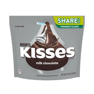 HERSEY'S KISSES CANDY MILK CHOCOATE 10.8oz - PACK OF 3 - Picture 1 of 2