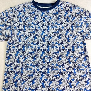 Camisa Pin & Fit Para Hombre XL Dibujos Animados Manga Corta Estampado Completo Ropa de Calle - Imagen 1 de 6