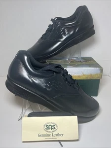 SAS Freetime Women’s Navy Leather Lace Up Comfort Walking Shoes 9 M NIB! - Picture 1 of 21