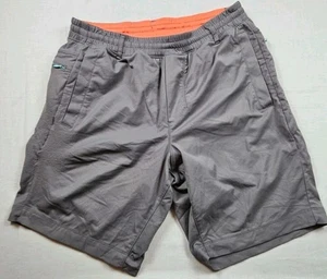 Birddogs Men's Gray w Orange Lined Performance Swim Trunk Size M "See Pics" - Picture 1 of 8