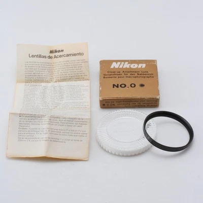 【MINT】Nikon 52mm No. 0 Close-up Attachment Lens for Zoom Nikkor 43-86mm F3.5 - Image 1 of 4