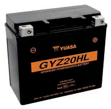 Batería Yuasa GYZ Alto Rendimiento Libre de Mantenimiento - GYZ20H Moto ATV/UTV Foto 1 de 4