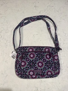 Bolso medallón Vera Bradley RFID Little Hipster lila 9,75 x 6,5 x 1,5 i" último encendido - Imagen 1 de 10