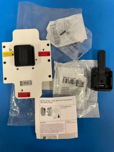 Printer Mount with Quick Release Dock (White Acetal) for Zebra ZD410 - Picture 1 of 1