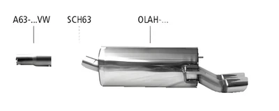 Scarico sportivo Bastuck - Opel Astra H incl. GTC - Immagine 1 di 4