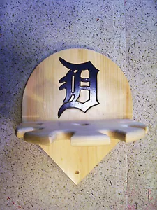 Baseballschläger Rack Detroit Tigers Display bis zu 6 Standardschläger & 1 Ball - Bild 1 von 6