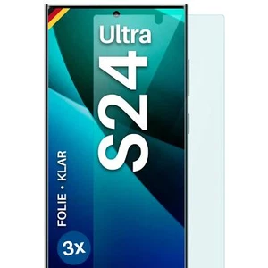 3x folia ochronna do Samsung Galaxy S24 Ultra ochrona wyświetlacza HD elastyczna bez szkła - Zdjęcie 1 z 7