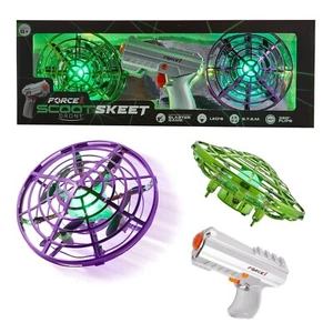 Force1 Scoot Skeet Drone Electronic Shooting Game - Purple/Green - Picture 1 of 7