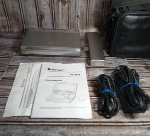 Astar PD-3015 Portable DVD Player (6.5") Tested Plus Bag, battery chargers 2 (TS - Picture 1 of 10