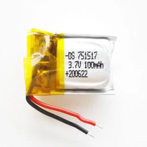 10×3.7V 20C 100mAh  751517 Rechargeable Battery for CX-10 CX12 JJ810 JJ820 V646 - Bild 1 von 7