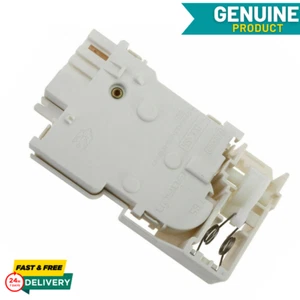 Interruptor de bloqueo de puerta con cerradura de bloqueo de bloqueo de puerta secadora Hotpoint TVHM 80C G (Reino Unido) genuino - Imagen 1 de 2