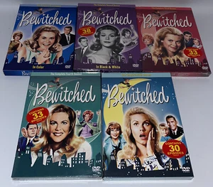 BEWITCHED TV Series Complete Seasons 1-5 1 2 3 4 5 DVD Collection - Read Desc - Foto 1 di 6