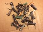 Big Lot of Vintage Resistors Power Vitreous Wirewound Steampunk