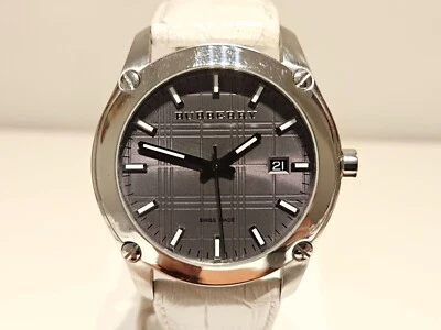 复古 正品 美丽 ST.STEEL 42 毫米 男式 瑞士石英手表 "BURBERRY" BU1860 — 第 1/4 张图片