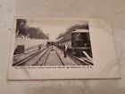 Postcard. Subway. Train. New York.  USA. Vintage. Approx 1905.