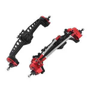 Metal Front & Rear Portal Axle Set for 1/10 Axial SCX10 III AX103007 RC Car - Picture 1 of 18