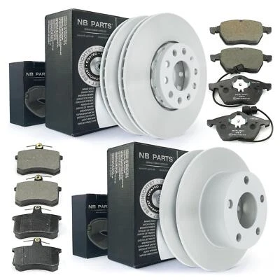 4x brake discs brake pads front rear for Audi 100 A6 4A C4 + Avant + Quattro - Image 1 of 2