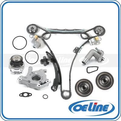 Timing Chain Kit VVT Water Oil Pump Thermostat for 04-09 Nissan Maxima Quest  - Image 1 of 4