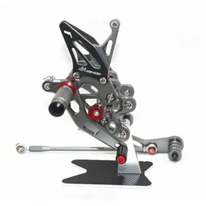 Adjustable Foot Pegs Rearset Rearset For SUZUKI GSXR750 2011-2019 2018 2017 2016 - Picture 1 of 7