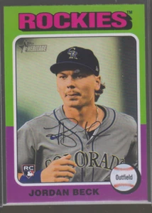 2024 Topps Heritage #717: Jordan Beck (RC) SHORT PRINT - Bild 1 von 1