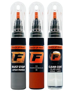 for TRIUMPH MOTORCYCLES EI INTENSE ORANGE TOUCH UP PAINT Pen Kit Scratch Repair - Picture 1 of 10