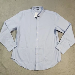 J Crew Shirt Mens 2XL XXL Blue Slim Fit Performance Long Sleeve Dress Casual - Bild 1 von 21