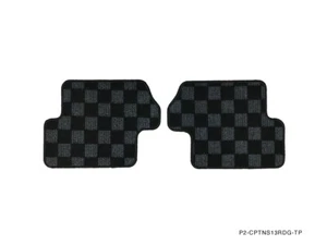 P2M DARK GREY Rear Carpet Floor Mats Set for Nissan Silvia 240sx S13 89-94 New - Picture 1 of 3