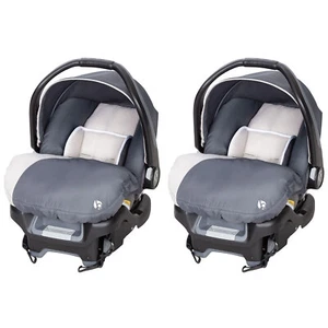 Baby Trend Ally Adjustable 35 Pound Infant Baby Car Seat w/ Base, Gray (2 Pack) - Picture 1 of 6