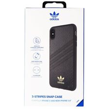 Authentic adidas Samba 3-stripes Case for iPhone X XS Snake Black Gold Logo