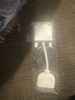 Genuine Apple DVI-I Male to VGA-Female Monitor Adapter Cable Connector 603-3342 - Image 1 of 4