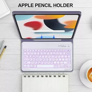 Keyboard Case for iPad Air 13 inch (M2) 2024, Keyboard for iPad Pro 12.9 inch Ca - Picture 1 of 7