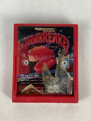 Tigervision Jawbreaker Atari 2600 Game Cartridge Rare PAL 1982 - Image 1 of 4