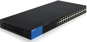 LINKSYS - LGS528 - 28 Port Managed Gigabit Switch - Power Cord - Rack Mount Kit - Picture 1 of 6