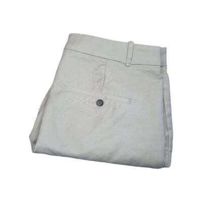 Zara Basic Khaki Pants Women Sz 6 Straight Leg Everyday Office Basic Workwear - Image 1 of 4