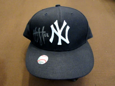 CC SABATHIA 2009 WSC NEW YORK YANKEES HOF PITCHER SIGNED AUTO CAP JSA BEAUTY - Image 1 of 4
