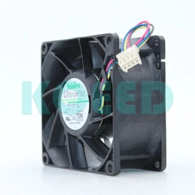 New Nidec V80E12BHA7-57 8038 12V 0.80A 8CM 4-wire PWM silent cooling fan - Image 1 of 3