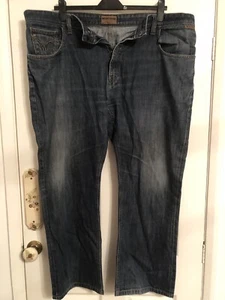 Genuine MISH MASH Designer Jeans Mens W46 L33 Black Distressed Preloved 🤠 - Picture 1 of 19