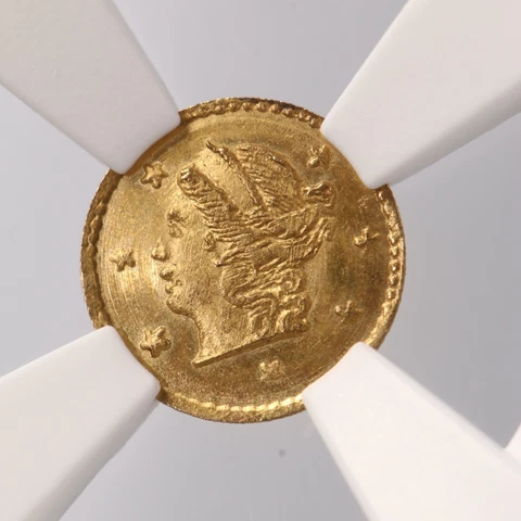 1870 Round Liberty G25C BG-808 NGC Certified MS66 Cover