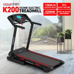 New Powertrain K200 Electric Treadmill Folding Home Gym Running Exercise Machine - Picture 1 of 10