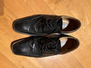 Herren Halbschuhe Echtleder von Mercedes, schwarz, 41 - Bild 1 von 4