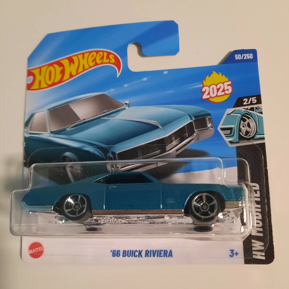 Hot Wheels Mattel 2025 '66 Buick Riviera 50/250 HW Modified 2/5 - Immagine 1 di 1