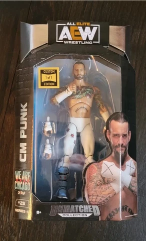 AEW CM Punk All Out Custom Figure Cover