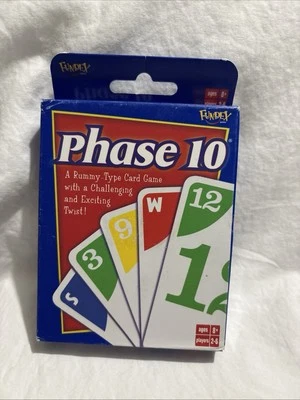 Phase 10 rummy-type card game 2004 Fundex Game Family Fun COMPLETE w Instruction - Image 1 of 4
