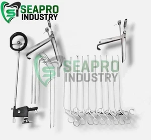 Stand Laryngoskop Set Mikro Kehlkopfchirurgie HNO endoskopische Instrumente - Bild 1 von 2