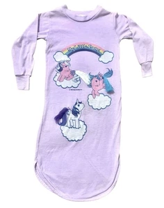 My Little Pony Tails Vintage Hasbro 1984 Kleinkind Mädchen Nachthemd Nachtwäsche *LESEN - Bild 1 von 9