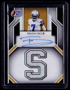 Juego Leaf Pro 2025 #6/25 plateado Trevon Diggs apellido "S" automático - Imagen 1 de 2