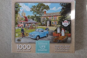 WHSmith - 1000 Teile Jisaw Puzzle - The Village Tea Rooms - Bild 1 von 1