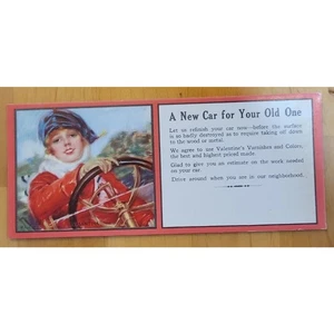 Ephemera 1910-1920 - Secador de tinta - Barnices y colores de San Valentín - Imagen 1 de 3